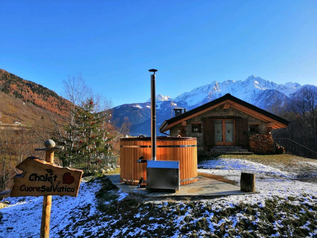 Chalet Cuore Selvatico Monno Exterior foto